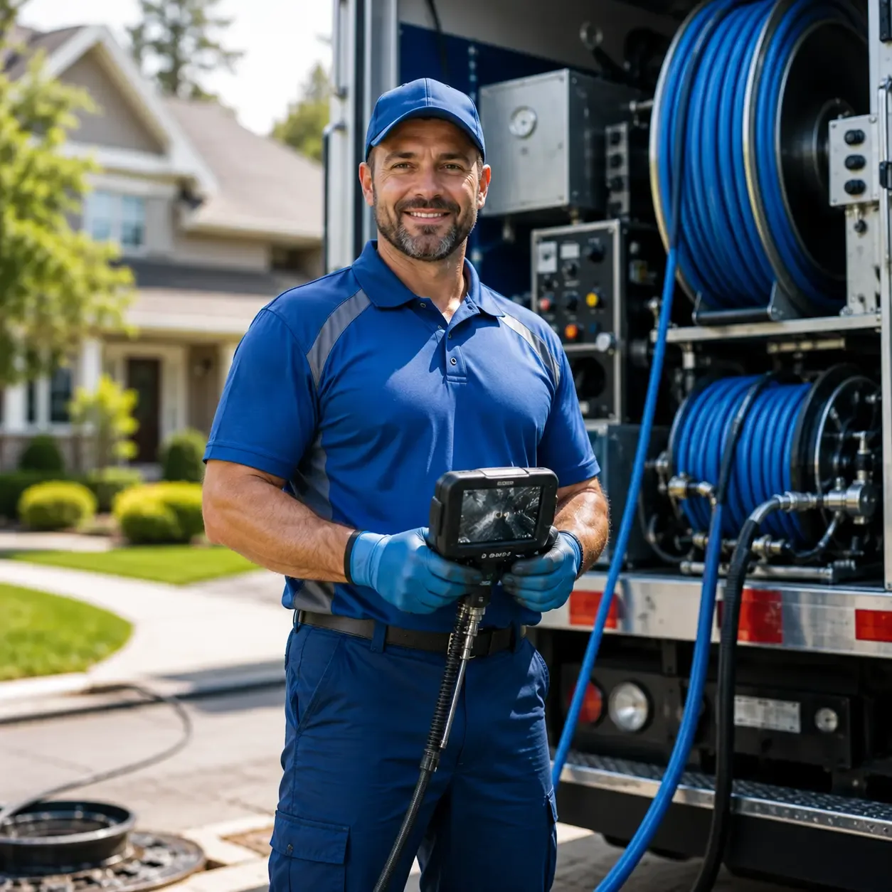 Local outdoor drain cleaning specialists in Hunt, TX
